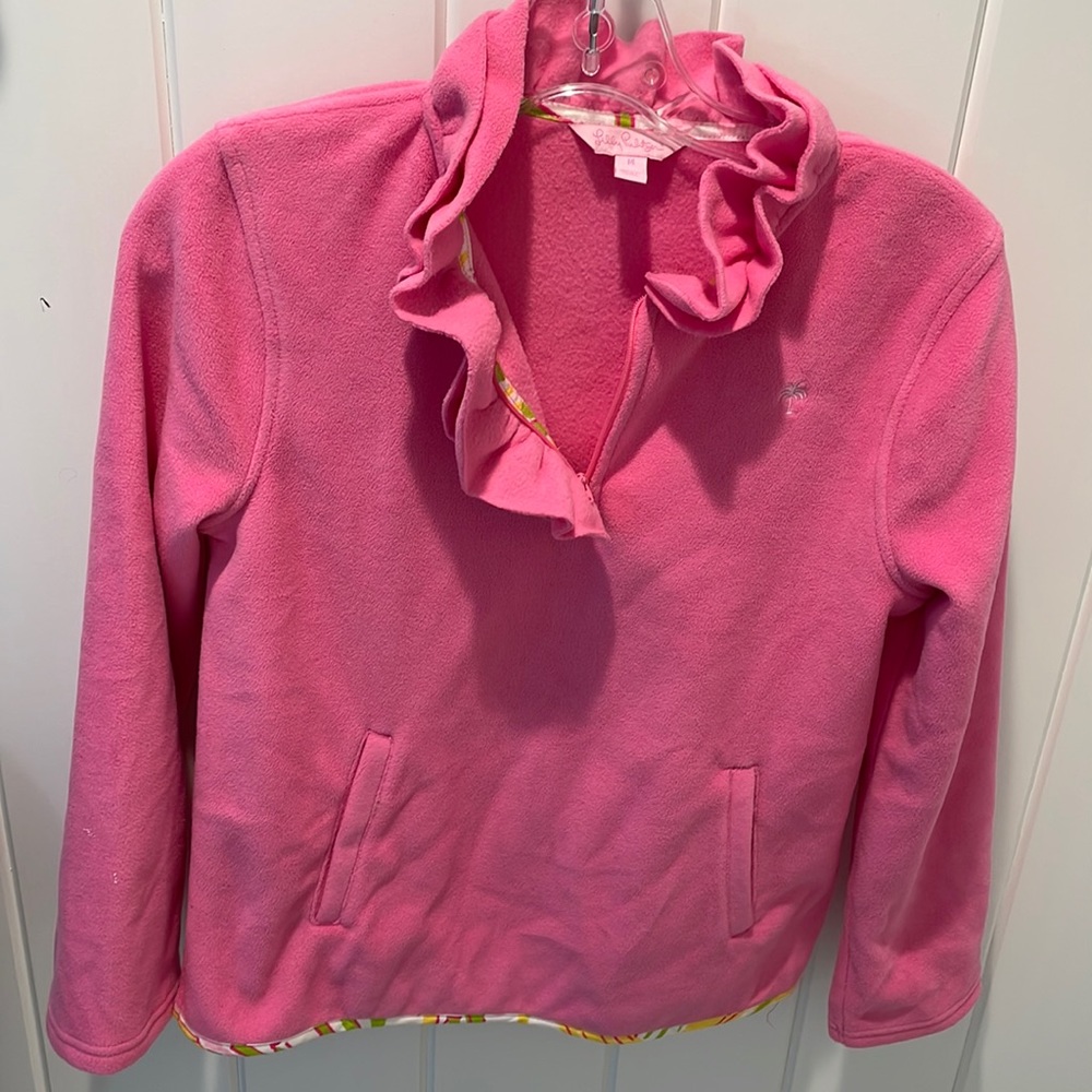 Lilly Pulitzer Girl’s Quarter Zip Fleece